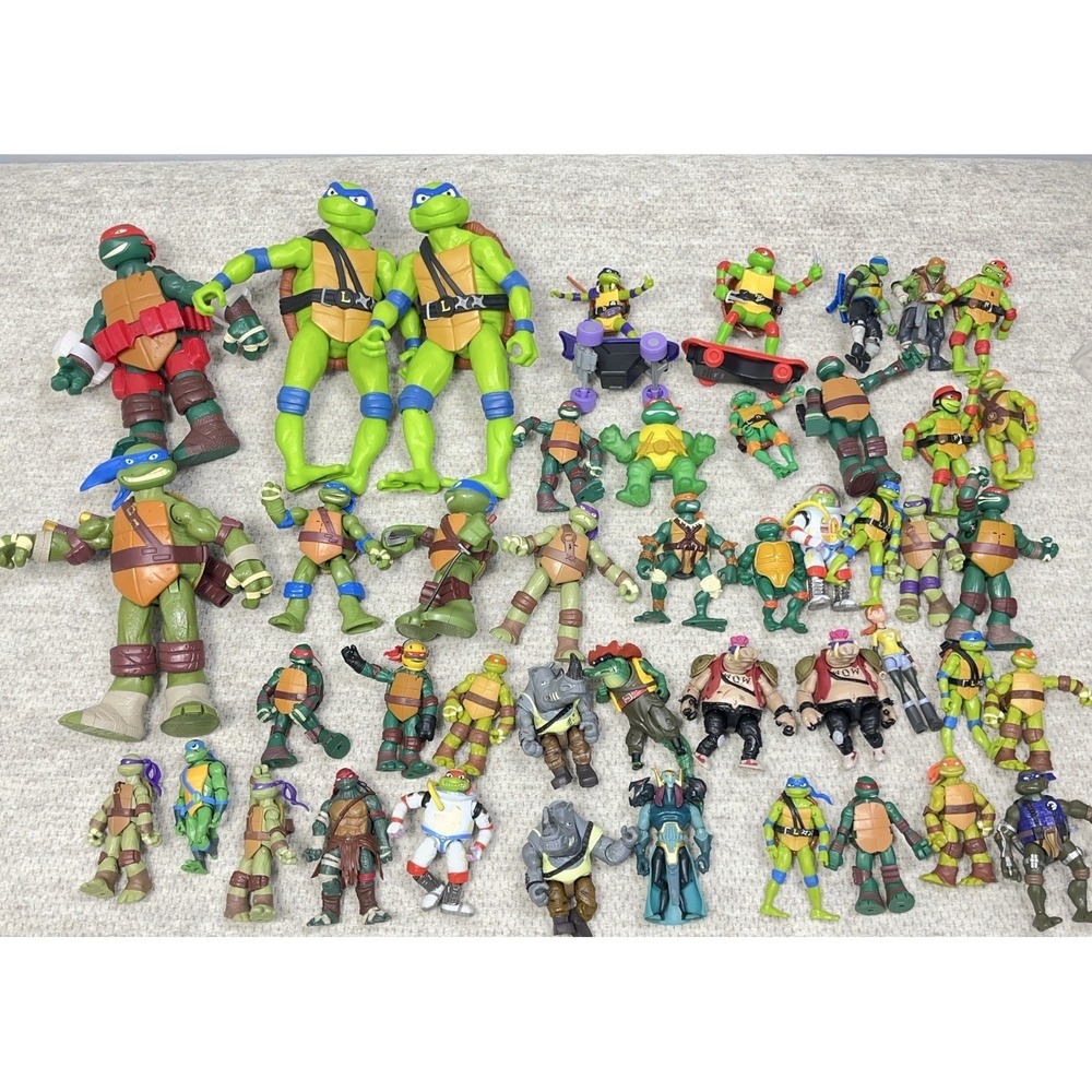 TMNT Action Figures Lot Mostly Modern 2000s Teenage Mutant Ninja Turtles‎ Toys